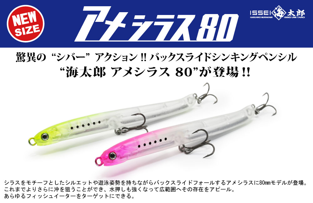 【新製品】海太郎 アメシラス 80のPOP